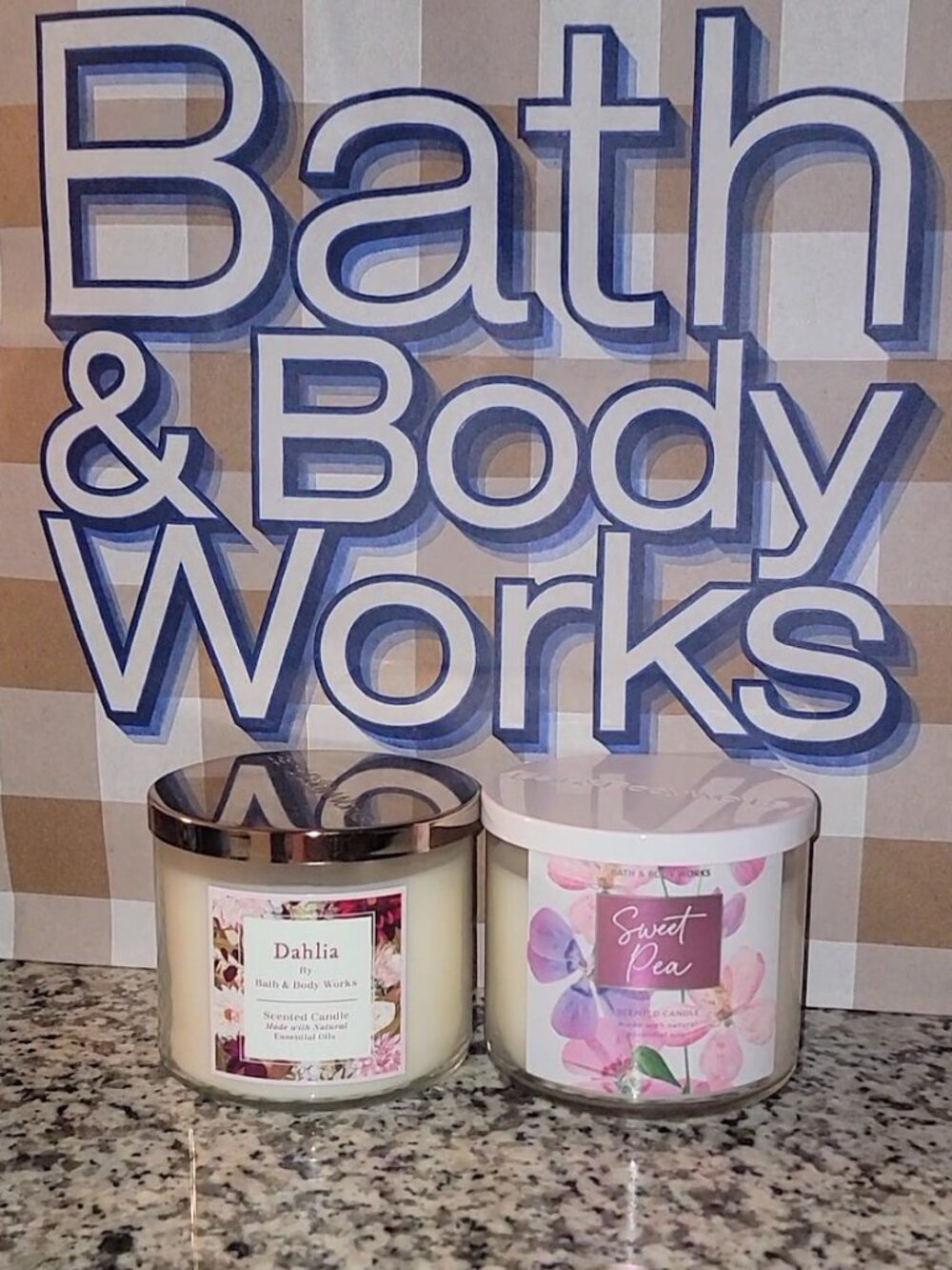 🎉 NEW SWEET PEA and DAHLIA CANDLE GIFT SET BUNDLE
